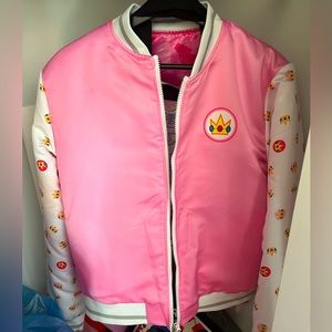 NWT Blackmilk XL princess peach bomber jacket